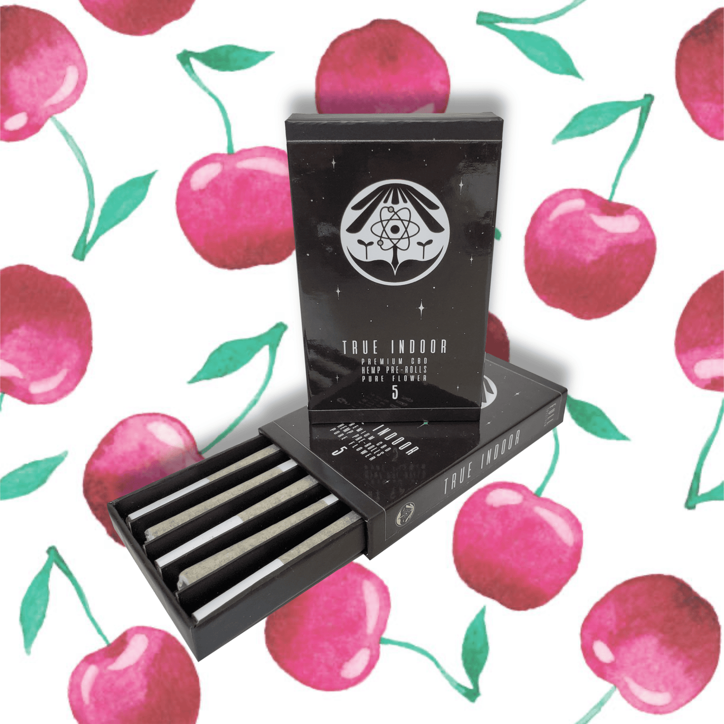 Cherry Bubblegum Pre-Rolls - True Indoor CBD - indoor cbd hemp